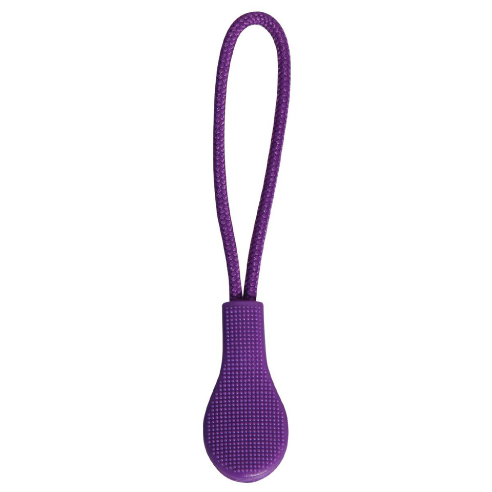 Coloured Jacket Zip Pullers (4-Pack) - Purple