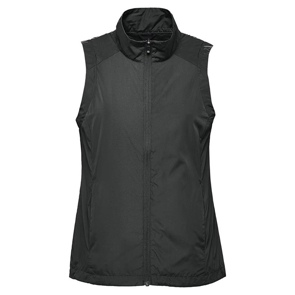 Women's Water Repellent Wind Vest - Black
