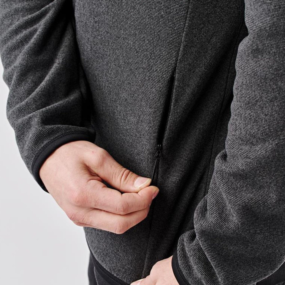 Men's Full Zip Jacket - Zippered Hand Pockets