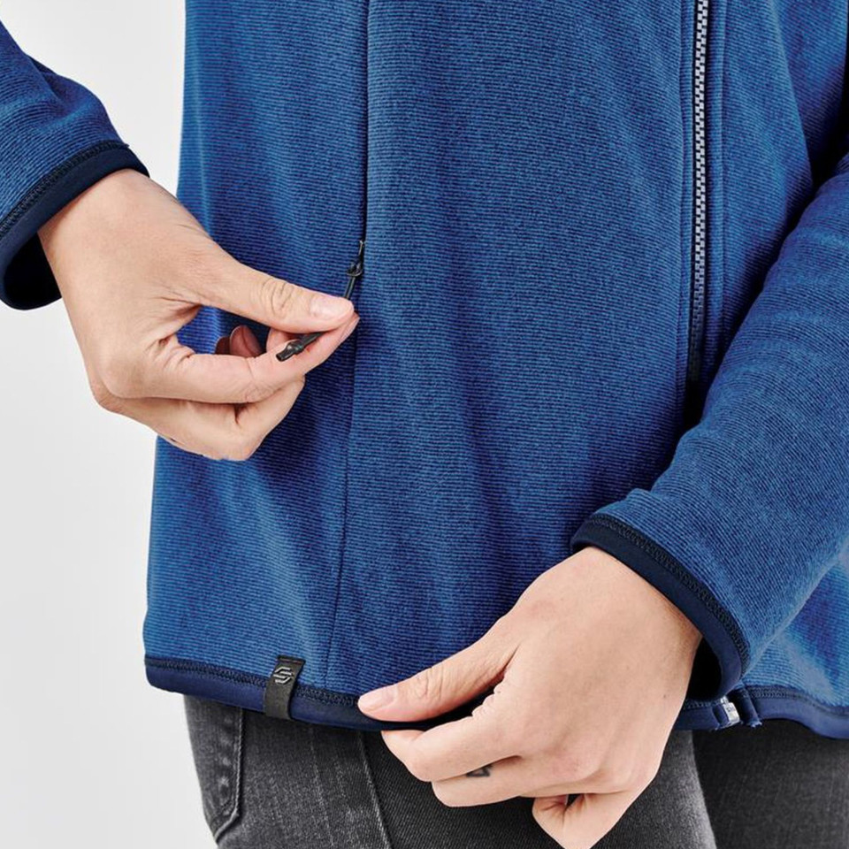 Women's Recycled Eco Zip Jacket - Zippered Hand Pockets