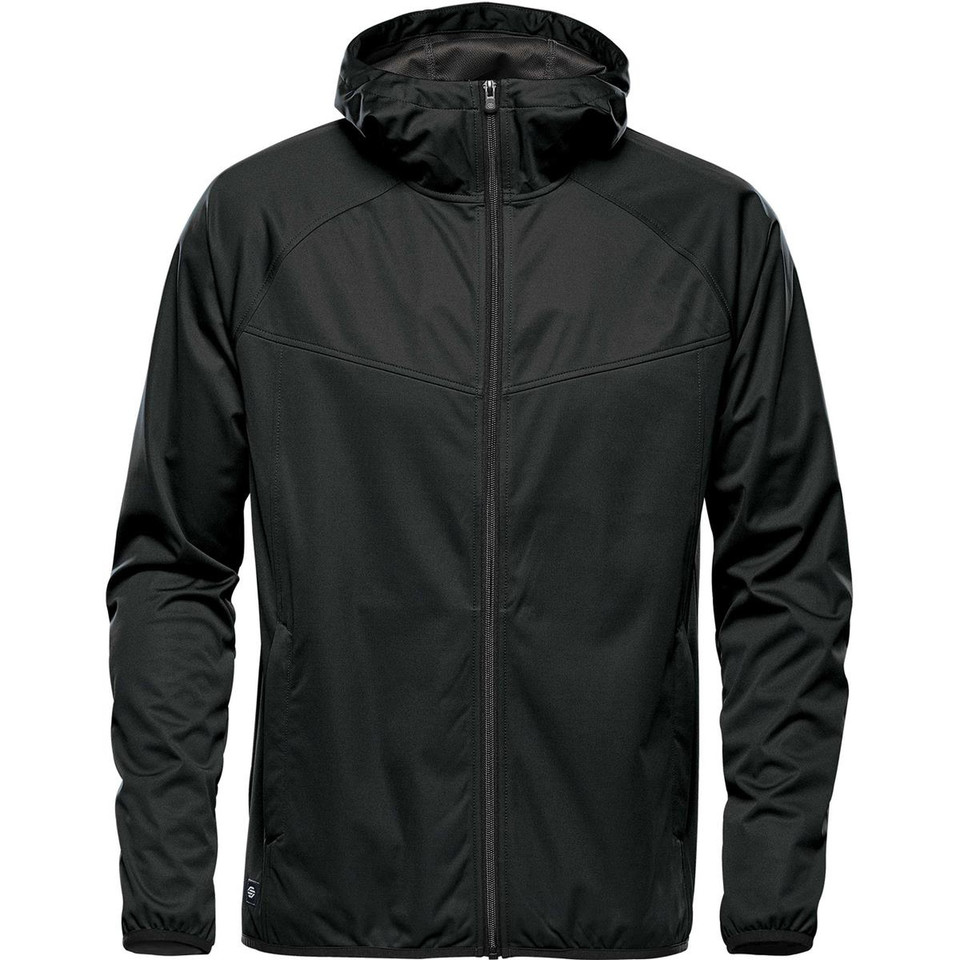 Men's Waterproof/Breathable Bonded Shell Softshell - Black
