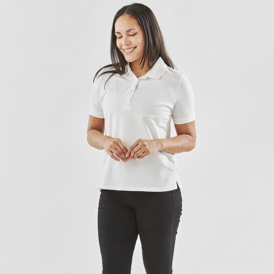 Women's Sustainable Eco-Friendly Cotton Stretch Polo