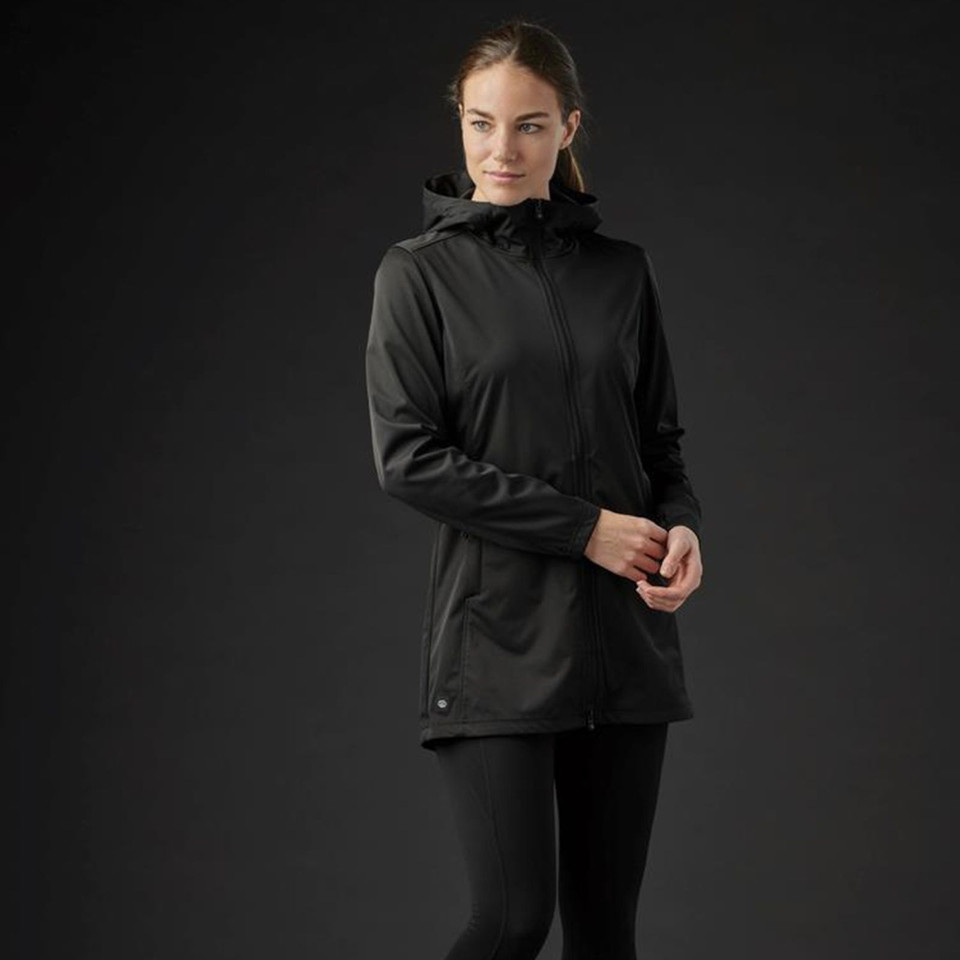 Ladies Waterproof Softshell Hooded Jacket