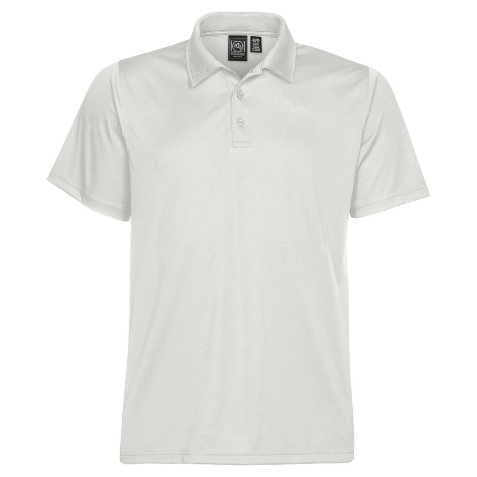 Men's Performance Sports Pique Polo Shirt - White