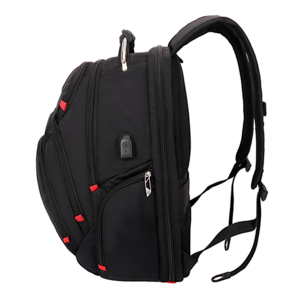 46L Water-Repellent Laptop Backpack | Side