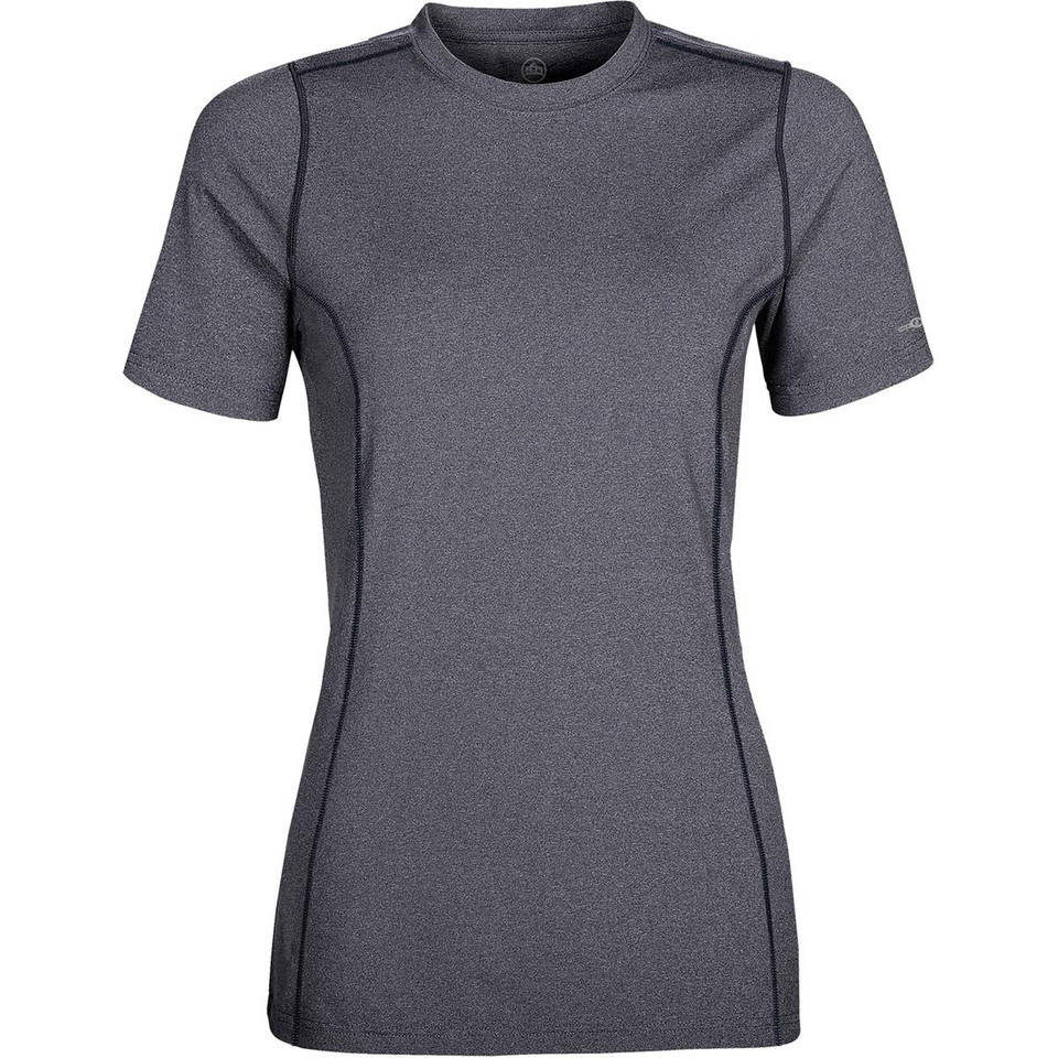Women's Moisture-Wicking Stretch T-Shirt | Navy Melange