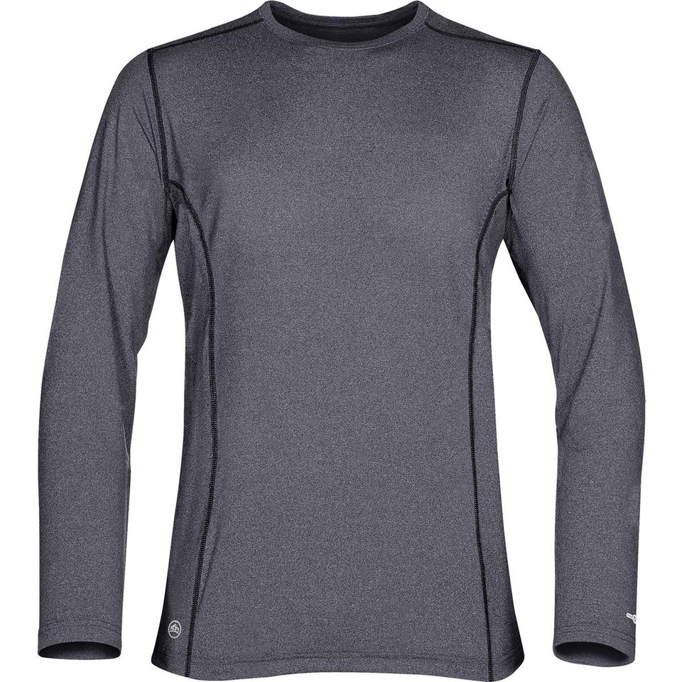 Women's Moisture-Wicking Long Sleeve Shirt | Navy Melange