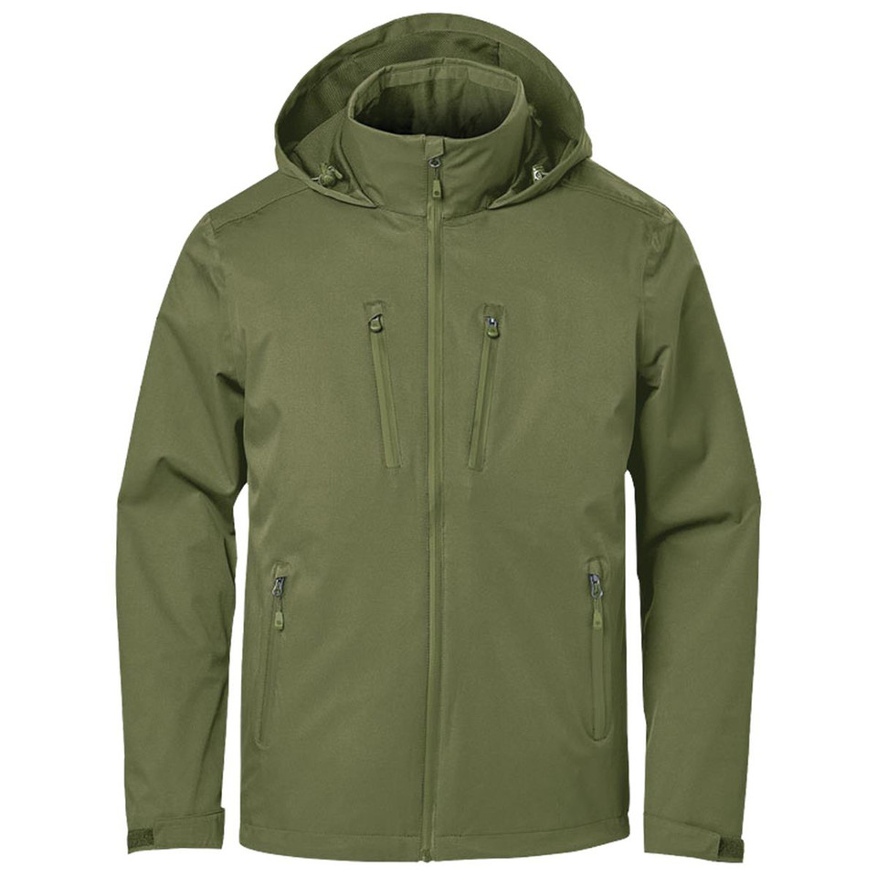 Men's 10K Waterproof Recycled Rain Jacket | Sage Green