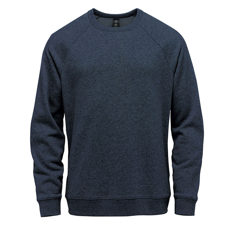 Men's Fleece Crew Neck Sweater - Navy