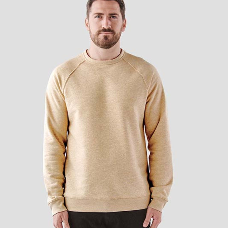 Men's Eco-Friendly Fleece Crew Neck Sweater