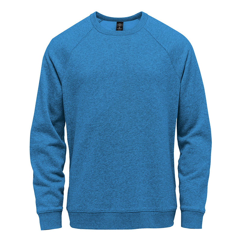 Men's Fleece Crew Neck Sweater - Denim Heather