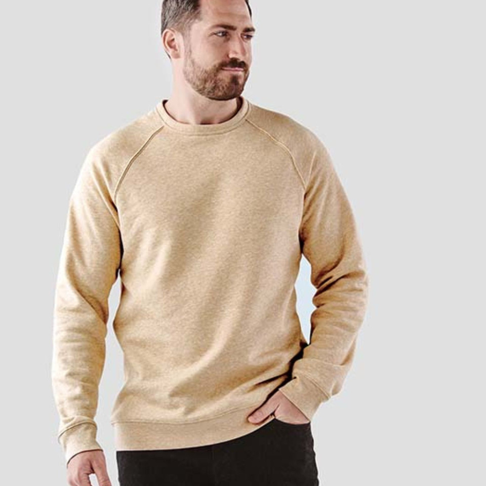 Men's Eco-Friendly Fleece Crew Neck Sweater