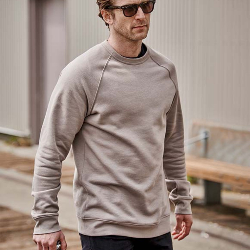 Men's Eco-Friendly Fleece Crew Neck Sweater