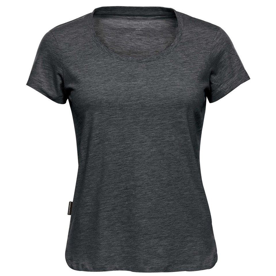 Women's Scoop Neck Tee - Graphite Heather