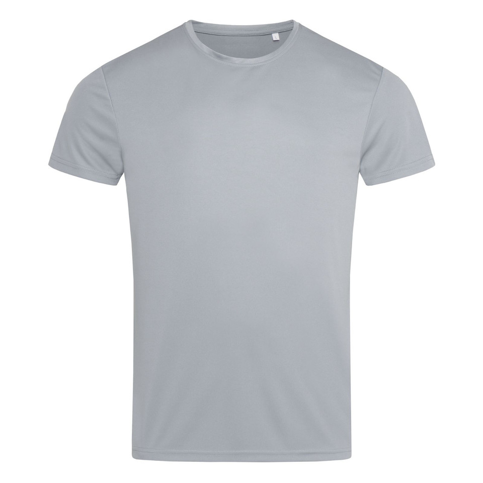 Men's Active Sports T-Shirt - Silver Grey