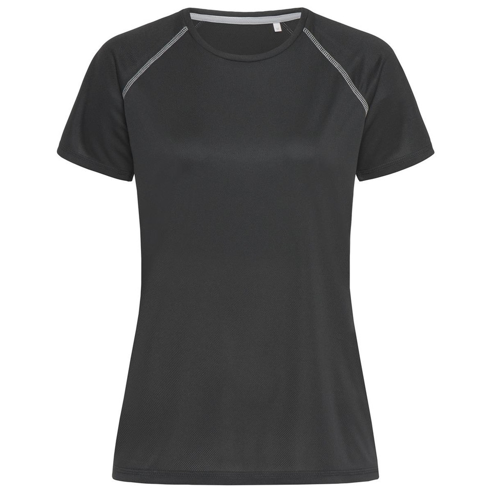 Women's Active Team Raglan T-Shirt - Black Opal