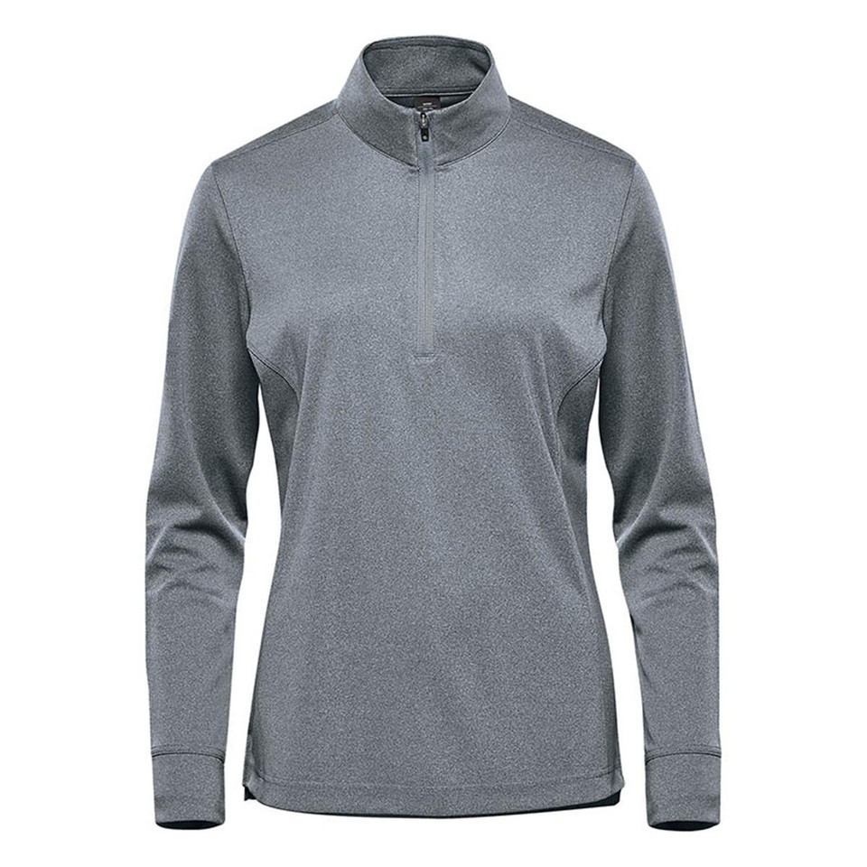 Women's Performance 1/4 Zip Pullover - Dolphin Heather
