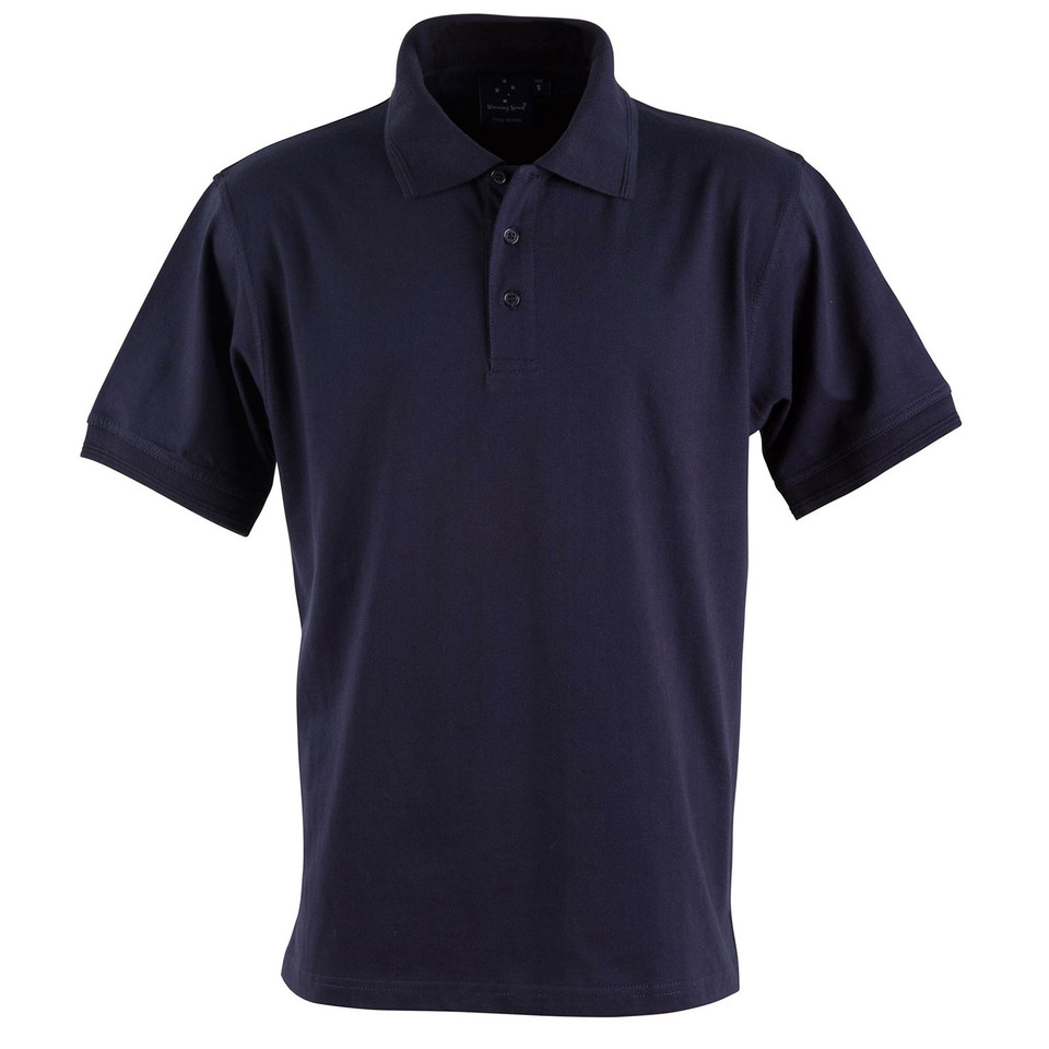wholesale unisex polo shirts plain NAVY