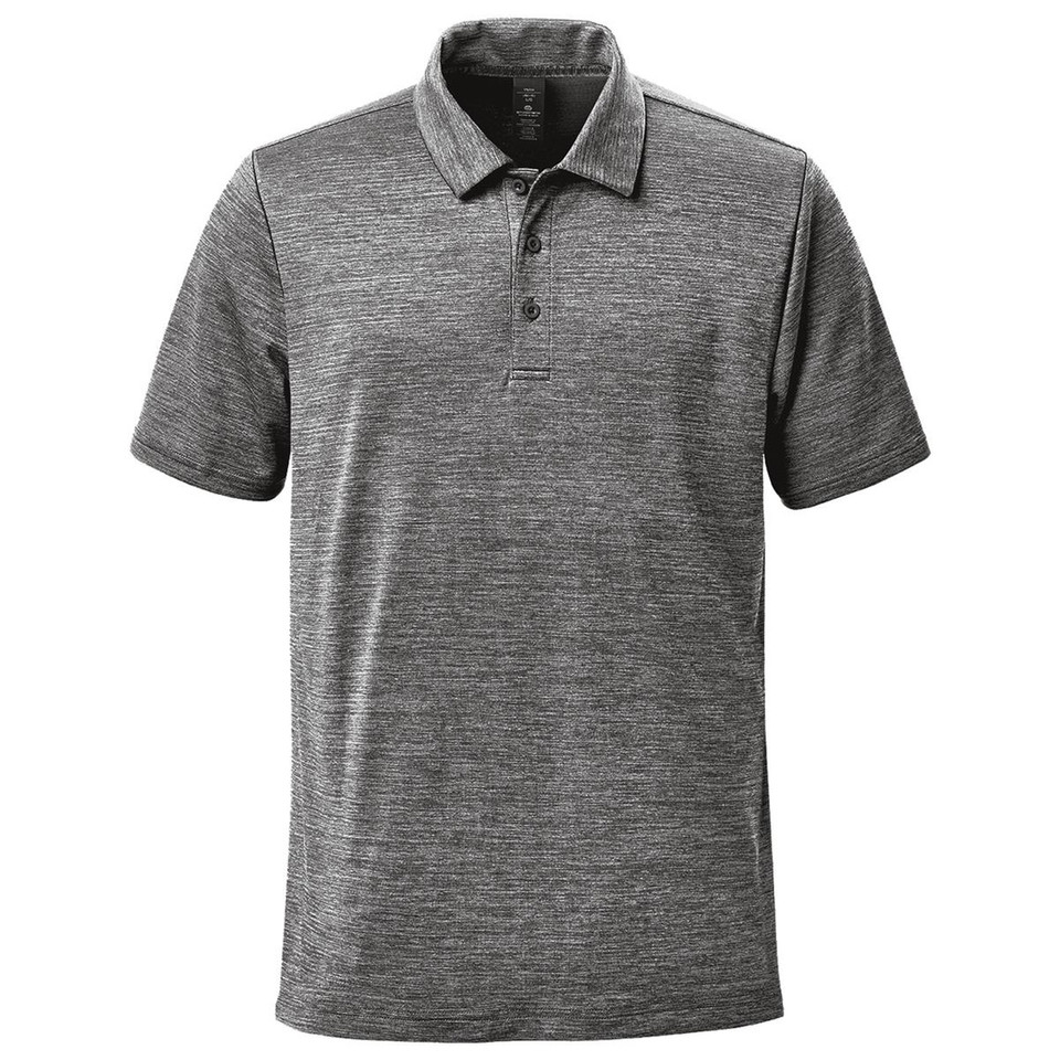 Shop Men's Premium Eco-Friendly Polo - Grey Mix