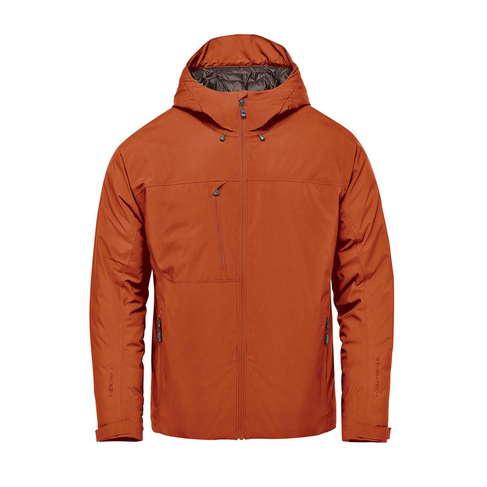 Men's Waterproof Thermal Shell - Rust