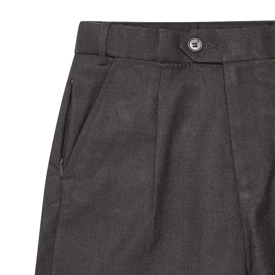 Stain-Resistant Formal Trousers Expander  - Button