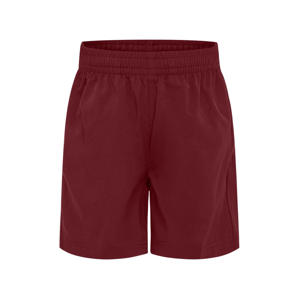 Easy Care Microfibre 4-Way Stretch Shorts | Kids & Adults - Maroon