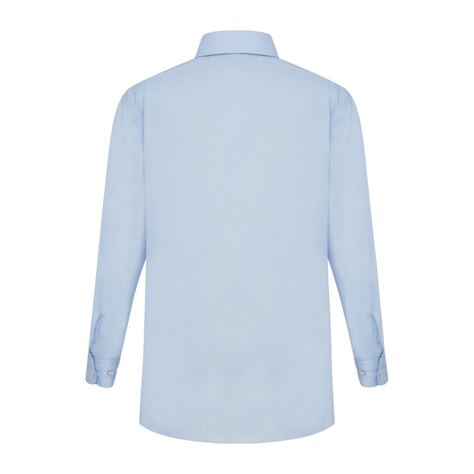 Non-Iron Blouse with Button Up Collar - back