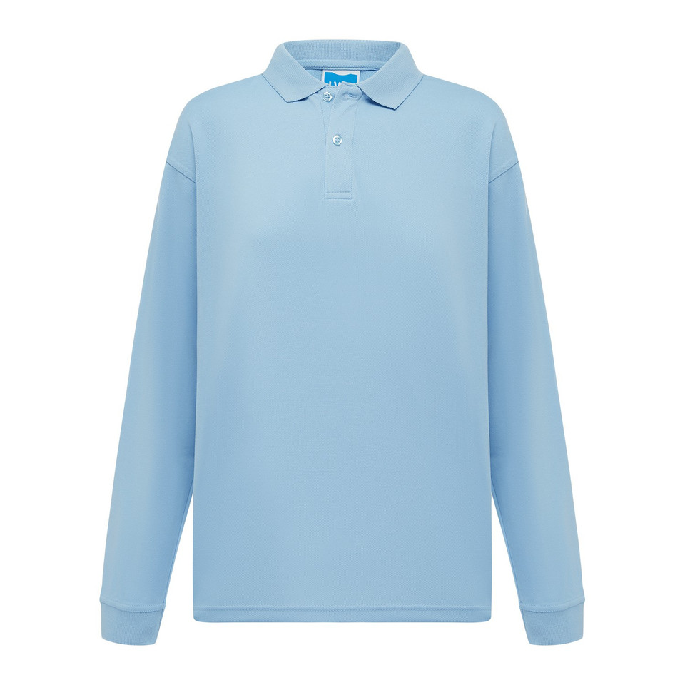 Kids & Adults Long Sleeve School Polo - Dark Sky
