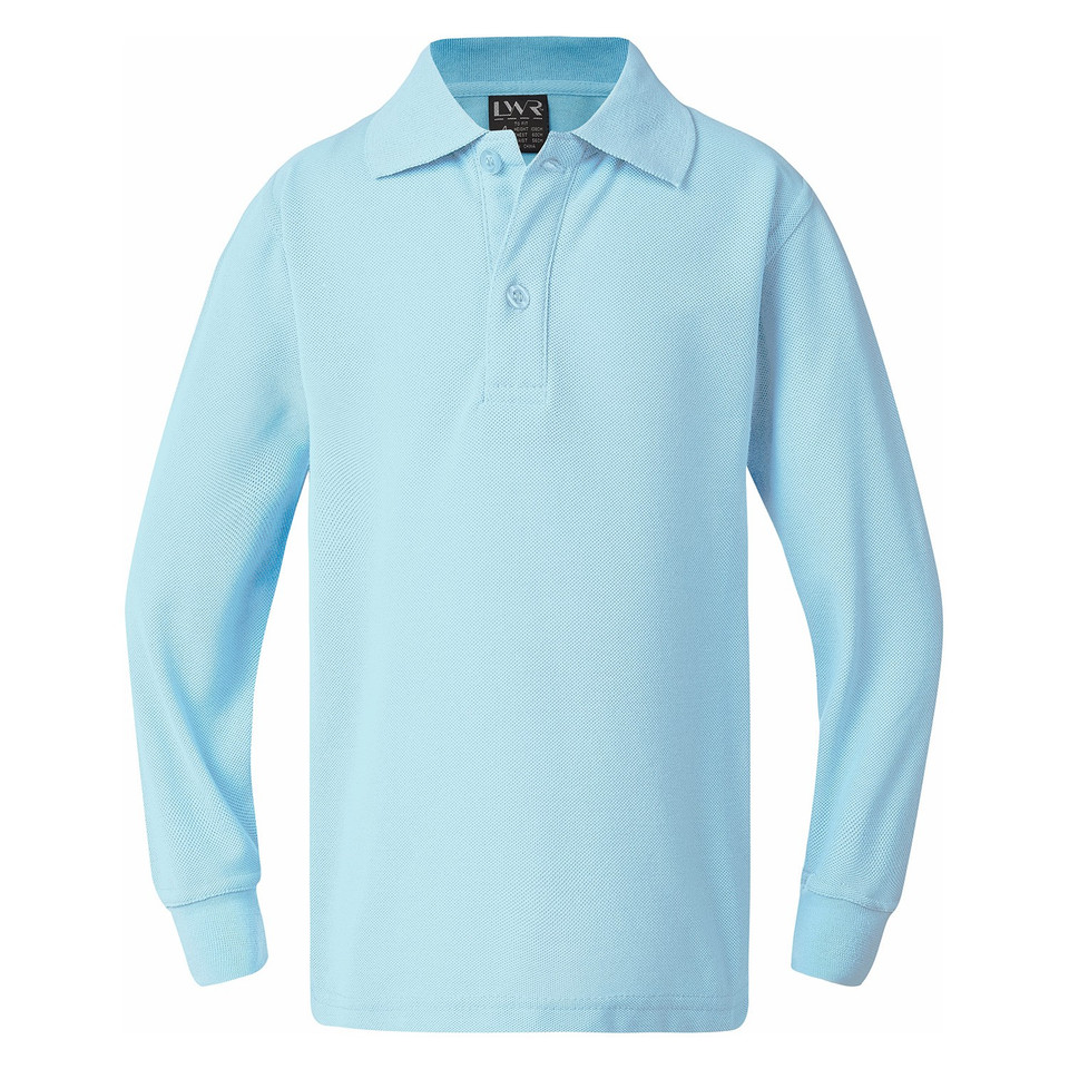 Classic School Polo - Pale Blue