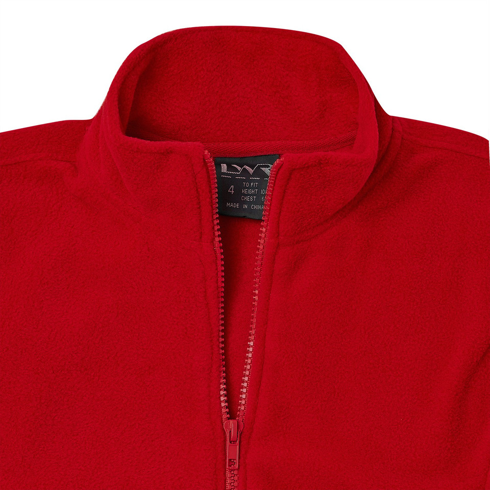 School Fleece Jacket - Collar Detail