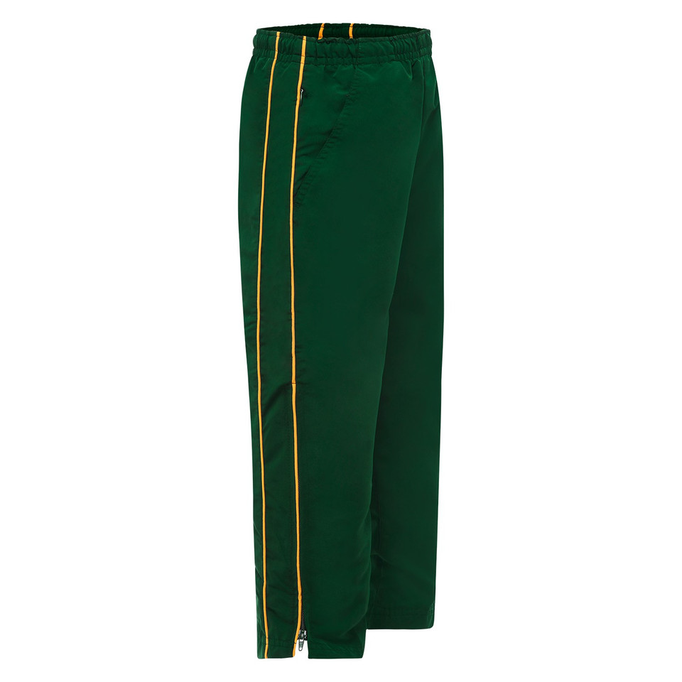 Microfibre Track Pants - Dark Bottle/Gold
