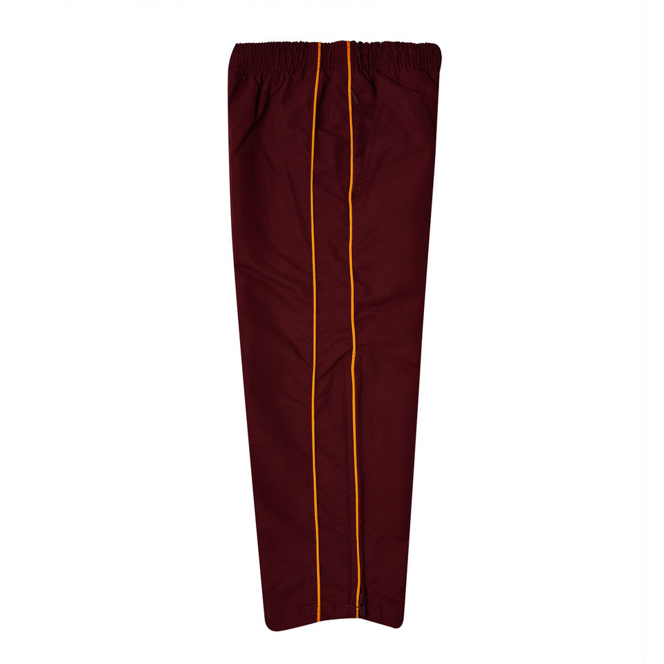 Microfibre Track Pants - side leg opening zips