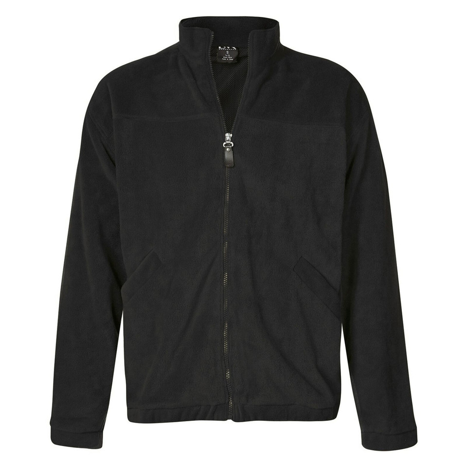 Bulk Buy School Kids Polar Fleece Bomber Jacket - Black