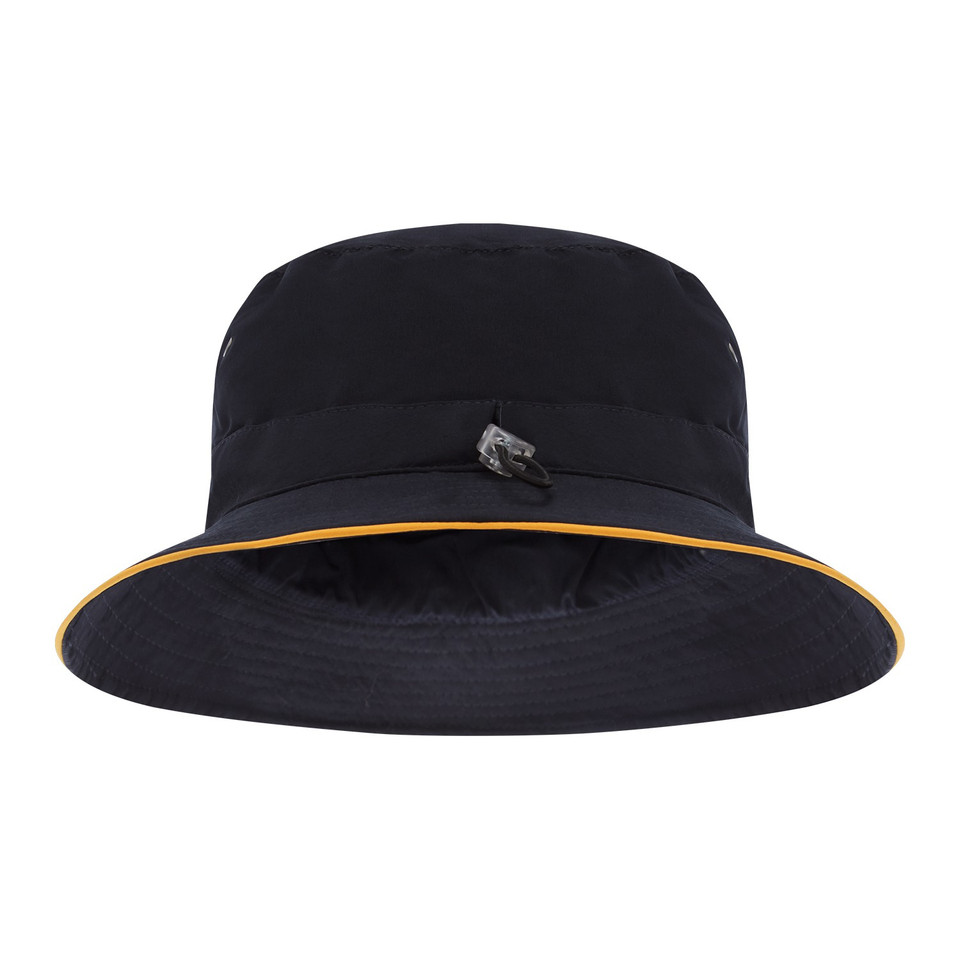 Pack of 25 Kids Bucket Hat with Contrast Trim - Dark Navy/Gold