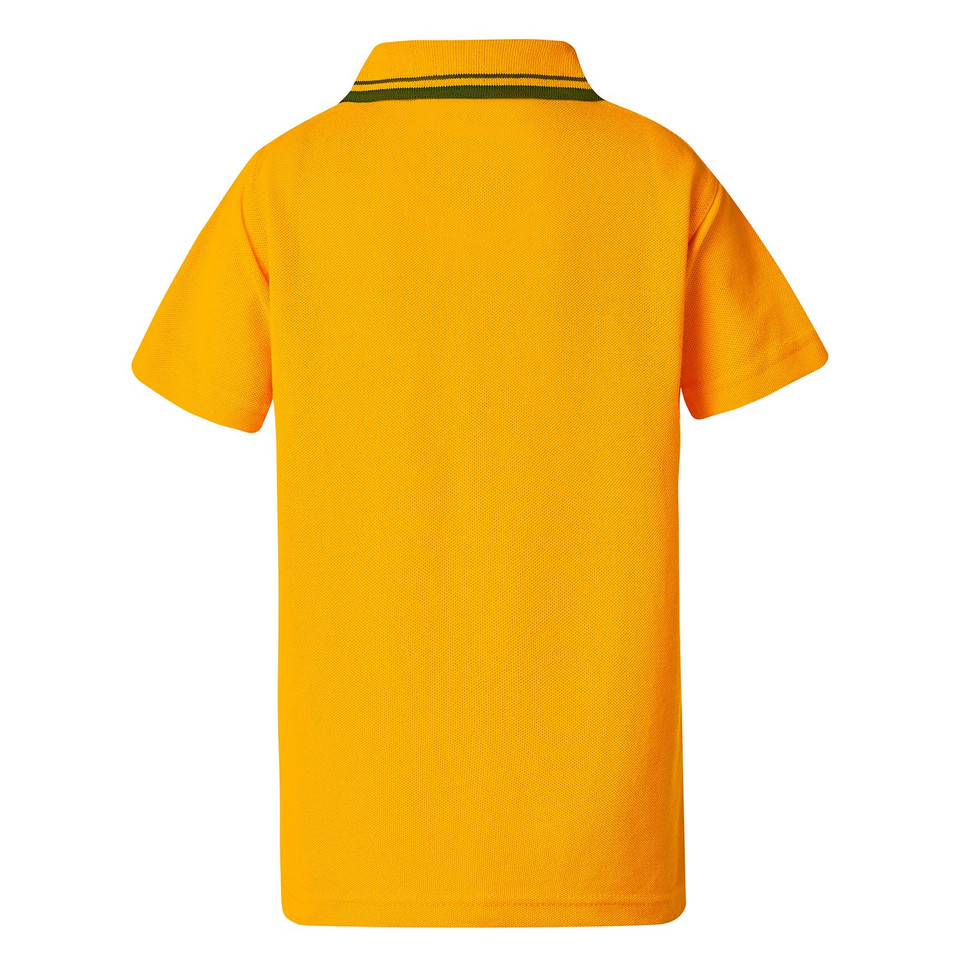 Classic Twin Stripe School Polo - Back