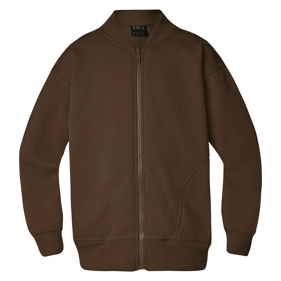 Kids/Youth Heavyweight Fleecy Zip Jacket - Timber