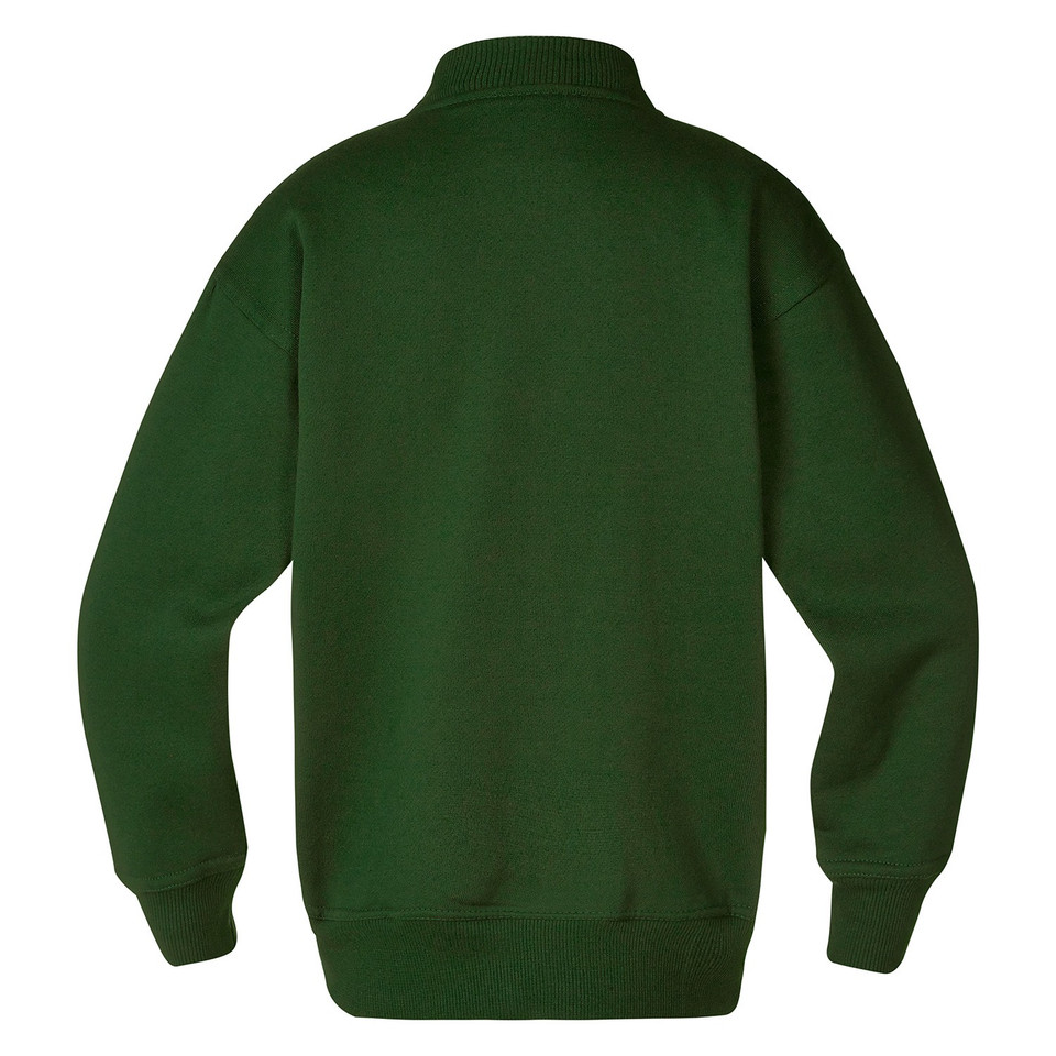 Kids/Youth Heavyweight Fleecy Zip Jacket - Back