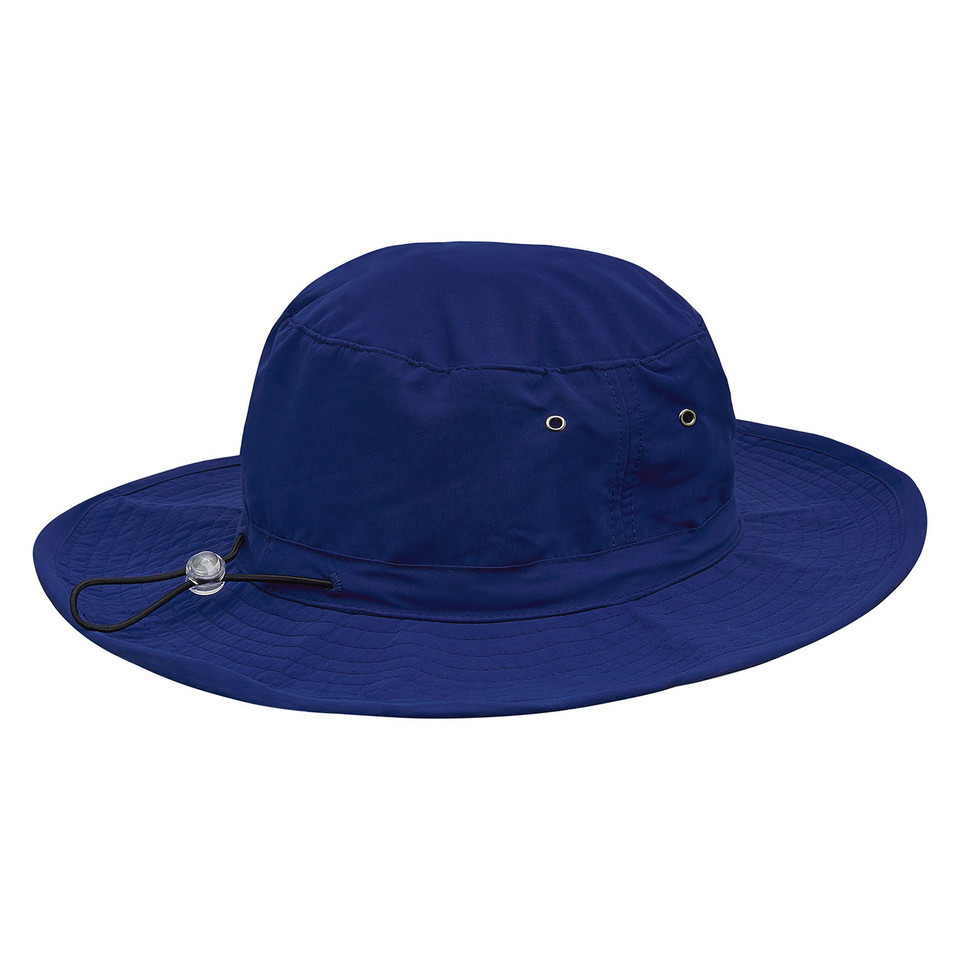 Pack of 25 Kids Packable Wide Brim Sun Hat - Dark Royal