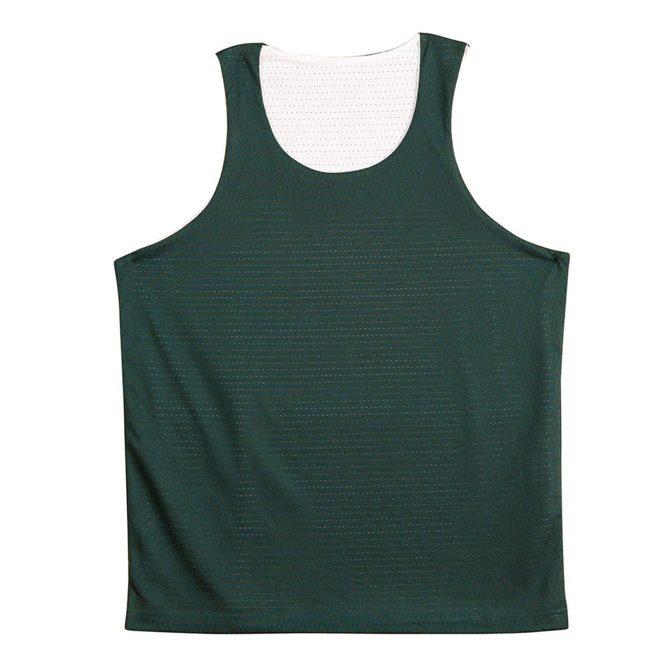 Bulk buy plain basketball singlet | Bottle Green+White Bulk buy plain basketball singlet | Bottle Green+White