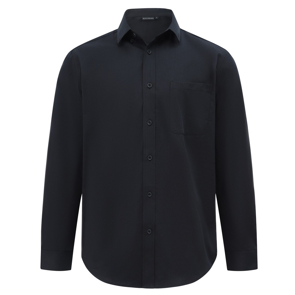 MONTROSE Mens Smart Casual Cotton Blend L/S Shirt - studio flat lay
