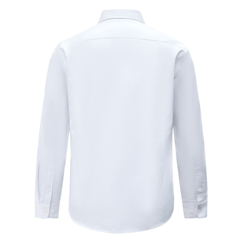 MONTROSE Mens Smart Casual Cotton Blend L/S Shirt - back view