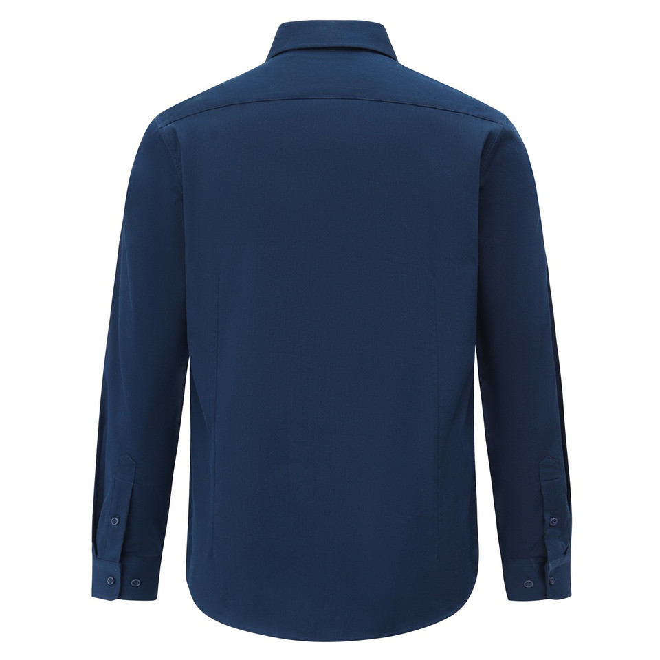 MONTROSE Mens Smart Casual Cotton Blend L/S Shirt - back view