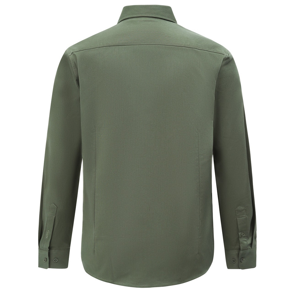MONTROSE Mens Smart Casual Cotton Blend L/S Shirt - back view