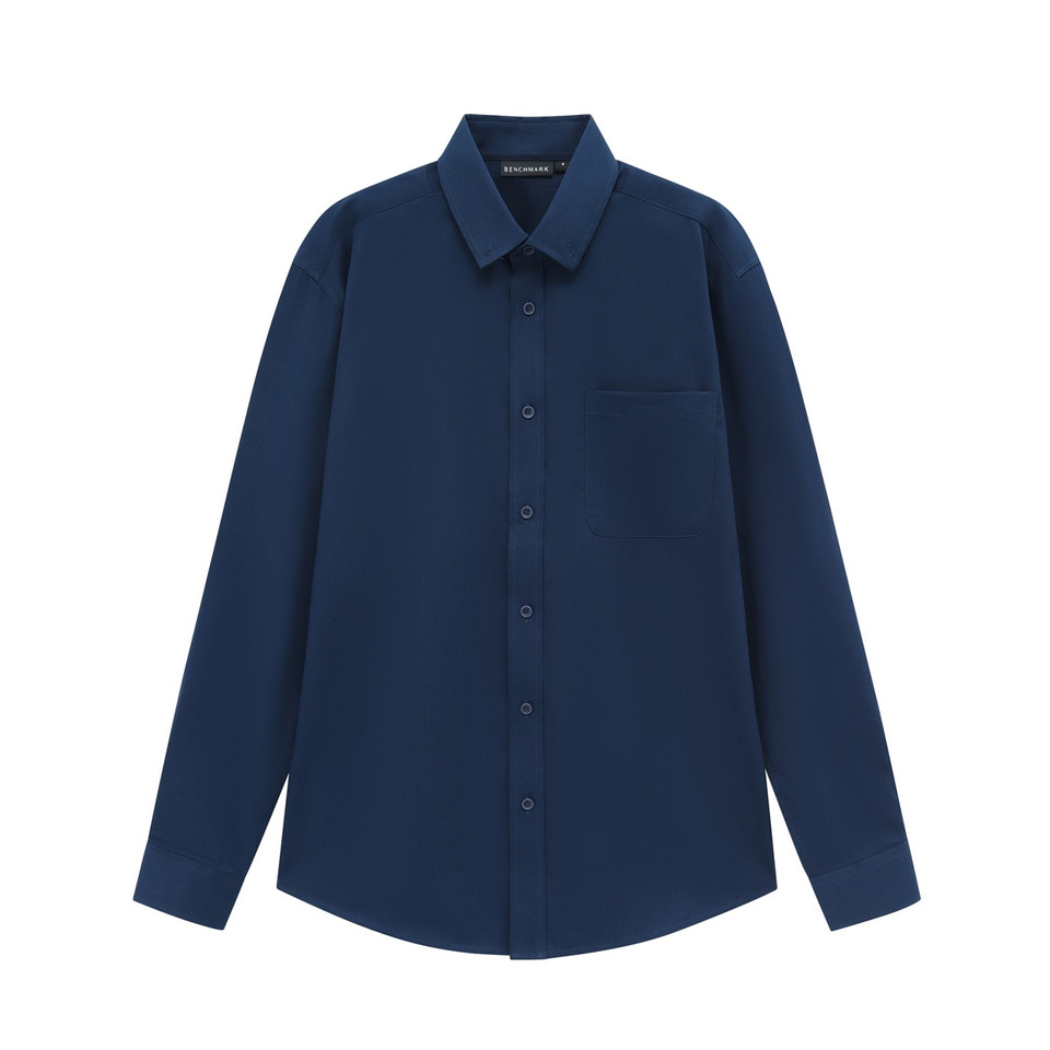 MONTROSE Mens Smart Casual Cotton Blend L/S Shirt - product view