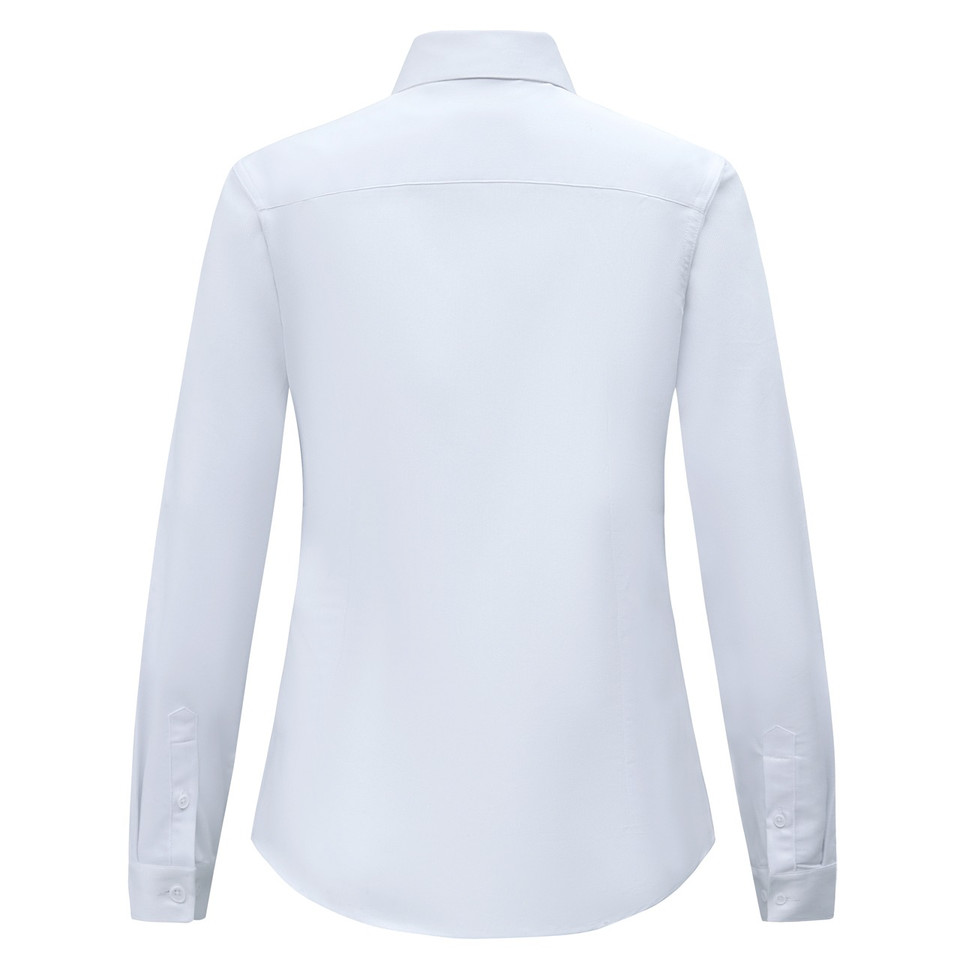 MONTROSE white cotton blend long sleeve shirt for smart casual workwear