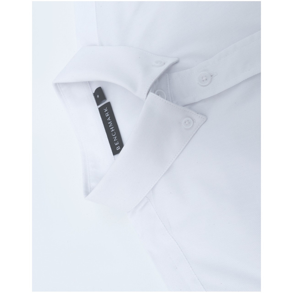 MONTROSE white cotton blend long sleeve shirt for women in smart casual style