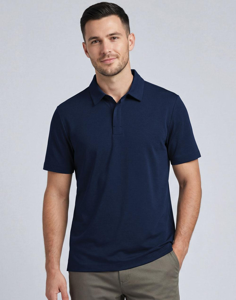 PALAMOS men's graphene polo shirt with UPF 50+ protection and moisture-wicking performance