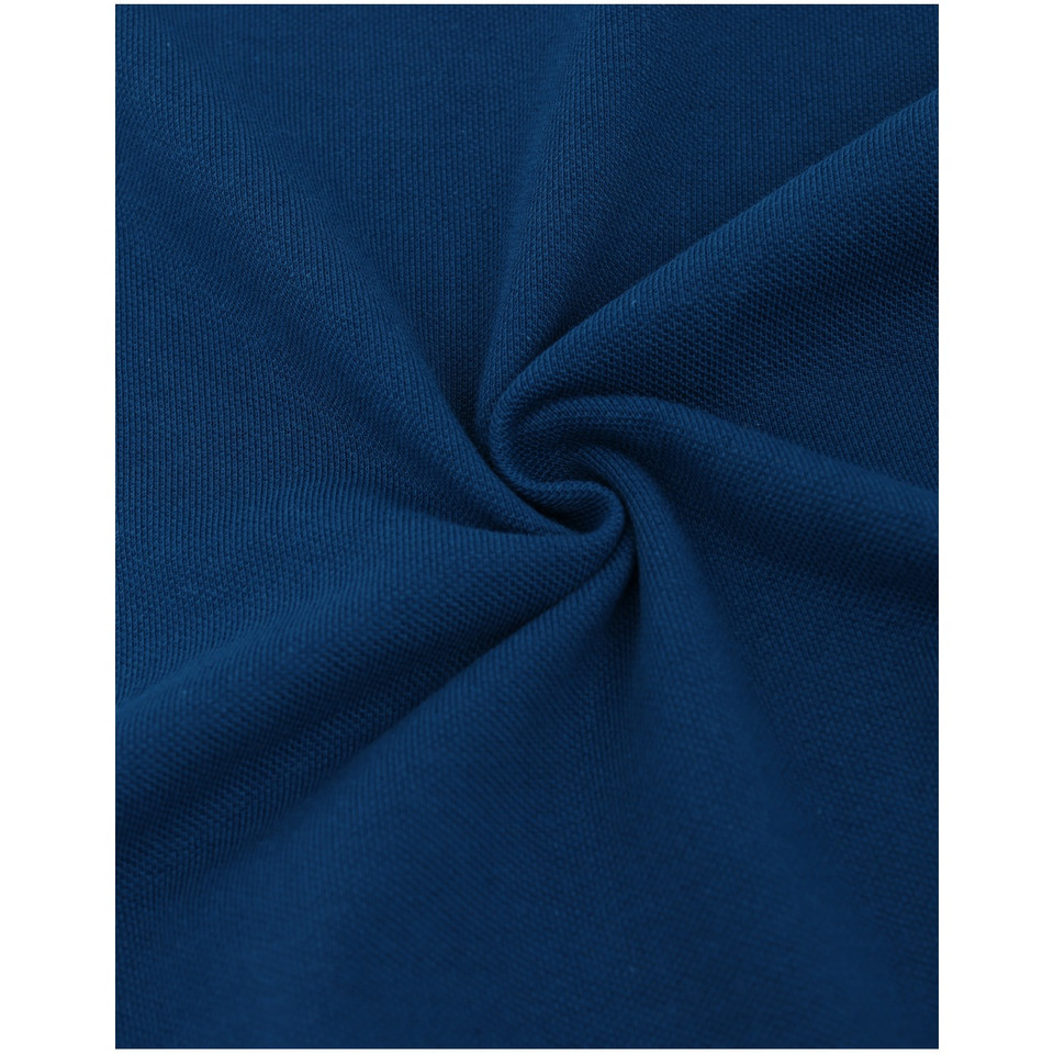 Ocean Blue womens classic cotton poly pique short sleeve polo