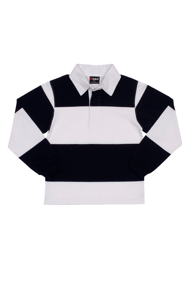Wholesale Kids Rugby Jersey Navy + White Wholesale Kids Rugby Jersey Navy + White