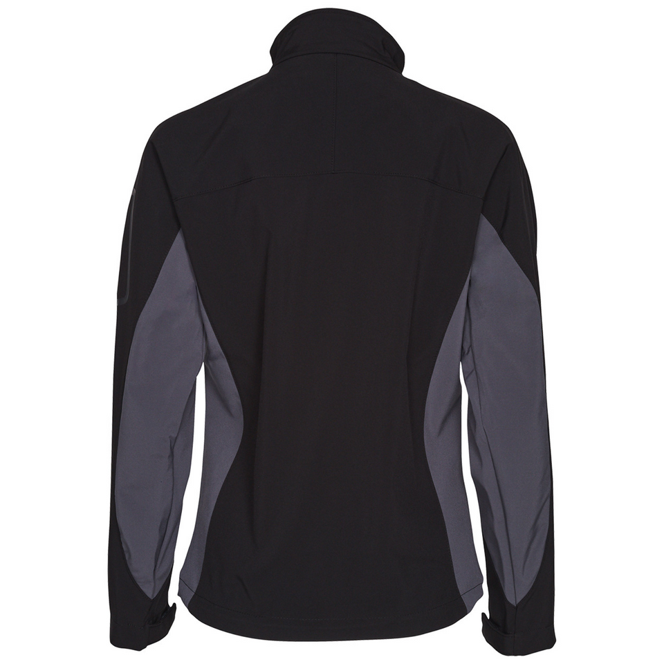 WARWICK Womens Contrast Soft-Shell Jacket Black Grey 2 WS-JK32 Blank Clothing WARWICK Womens Contrast Soft-Shell Jacket Black Grey 2 WS-JK32 Blank Clothing